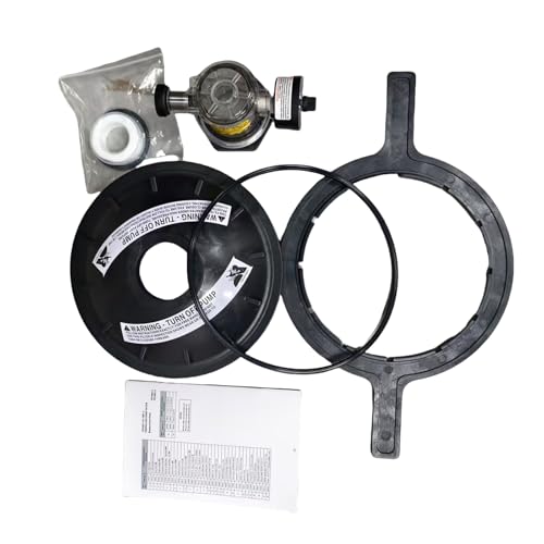 154856 8-1/2-inch Black Buttress Thread Closure Replacement Kit Fits for Triton Pool and Spa Filter Replace Parts
