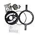 154856 8-1/2-inch Black Buttress Thread Closure Replacement Kit Fits for Triton Pool and Spa Filter Replace Parts