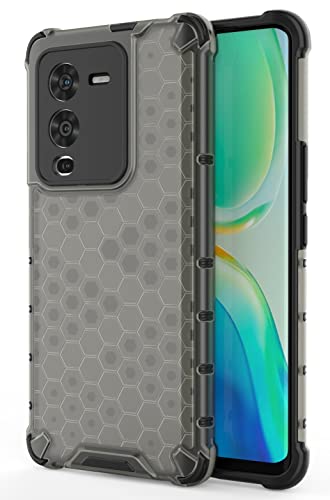 Image of Glasgow Back Case Cover Compatible with [ Vivo V25 Pro 5G ] (Stylish Design) - Black