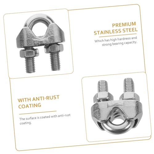 PartyKindom 20 Unidades braçadeira de cabo clipe de cabo de corda de arame braçadeiras de corda clip