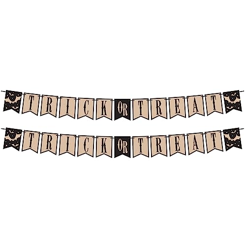 Beistle 2 Piece Trick Or Treat Banners - Spooky Halloween
