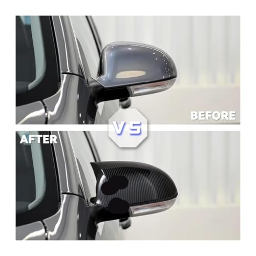 Coque rétroviseur Golf 5 Jetta Passat B6 cache clignotant carbone - 4