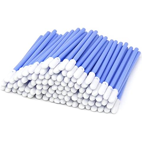 Wellgler's 200pcs Foam Swabs,for Makeup,Gun Cleaning or Pets Care,multi-role Cleaning Swabs KM742 (Blue) Cover