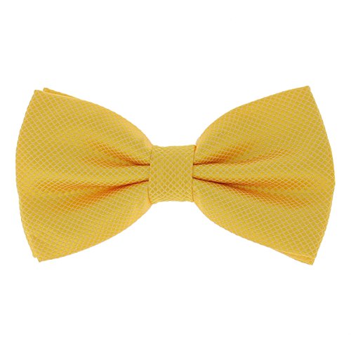 SHIPITNOW Noeud Papillon Homme Jaune Orange - 20 coloris - Noeud Papillon classe pour Mariage, Soirée