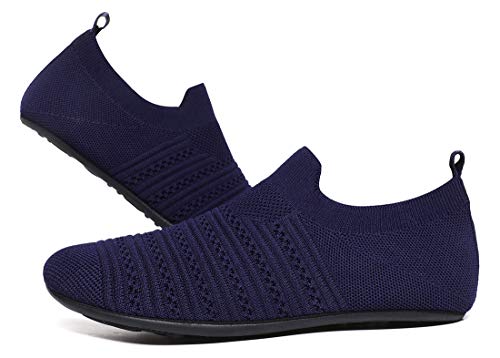 SLEVEL Lightweight Non Slip Travel Indoor Grip House Slipper Socks Unisex Adult Around The House Floor Home Shoes for Women Men4