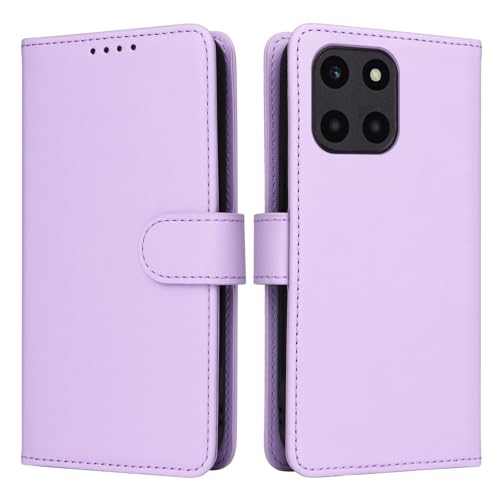 FXYJBNJKLV Business-Style Phone Wallet case for Huawe Honor X6A Wallet Case Detachable Back with...