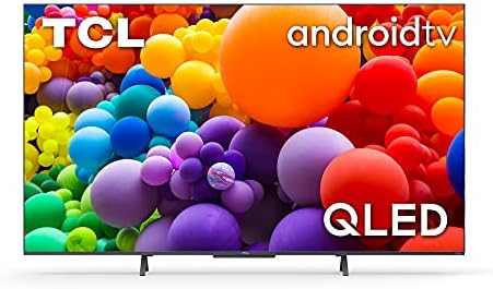 TCL 75C720K QLED Gaming TV 75 Inch Smart Android TV, 4K UHD, HDR Premium, Dolby Vision Atmos, MEMC, ONKYO Loudspeaker, Google Duo, Google Assistant and Alexa, Frameless Metal Design , Amazon Exclusive