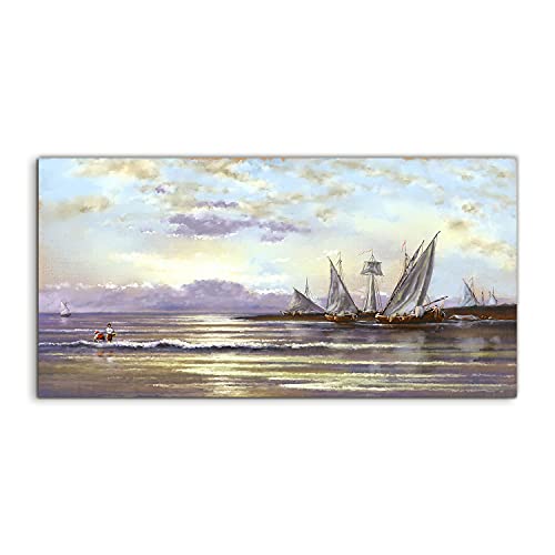 Image acrylique 120x60cm pour illuminer un mur sombre avec un paysage marin