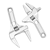 POPETPOP 1stück Verstellbarer Badezimmer-monkey-wrench Robuster Abfluss-schlüssel Für...