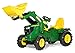 Produktbild Rolly Toys rollyFarmtrac John Deere 6210R Trettraktor (für Kinder 3-8 Jahre, Luftbereifung, Frontlader, Sitz verstellbar) 611102