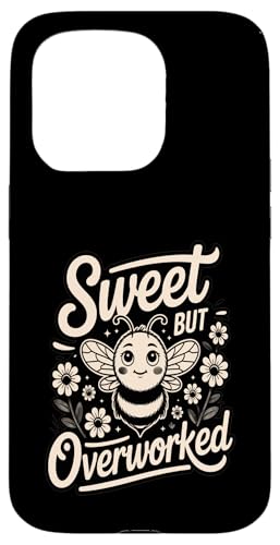Sweet But Overwork Cute Bee Mood Worker �X�}�z�P�[�X iPhone 15 Pro �p