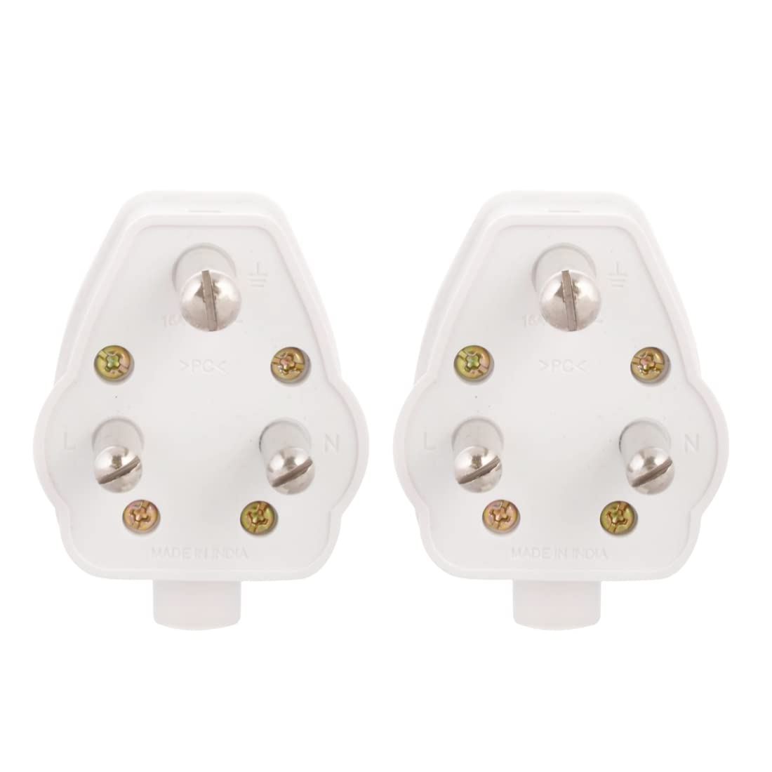 Eshopglee Polycarbonate 3 Pin Plug Top Heavy Duty 16A Universal Brass Socket Pack of 2 Pcs (B0BZ11RMVZ) Amazon Price History, Amazon Price Tracker