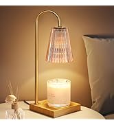 Hong-in Candle Warmer Lamp-Electric Candle Lamp Warmer with Timer, Dimmable Candle Warmers for Ja...