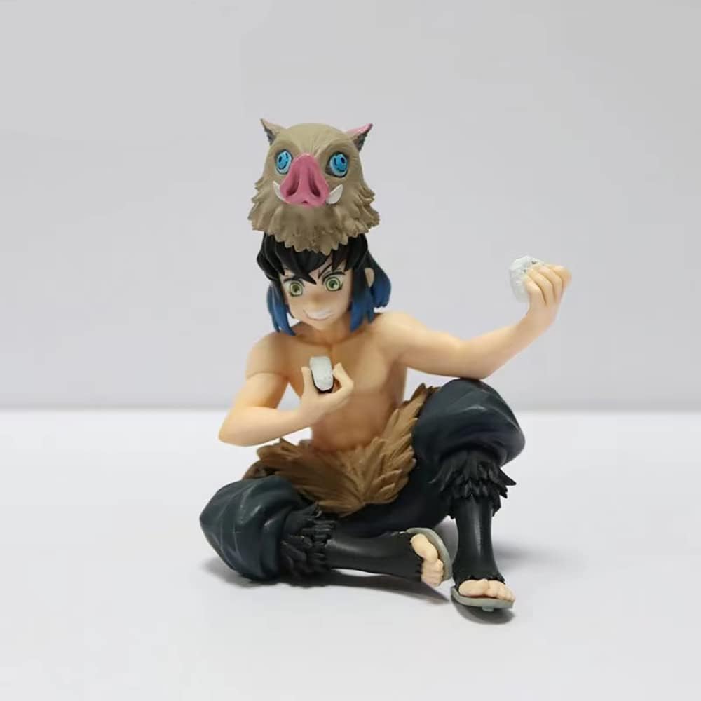 Ghost Slayer, Anime Cartoon Characters, Anime Character Doll Models, Character Statue Collectibles, Gifts for Fans (Hashibira Inosuke)