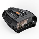MuchLuckystar Prismáticos nocturnos digitales 4K con zoom, rango IR de 800 m para caza de vida silvestre al aire libre
