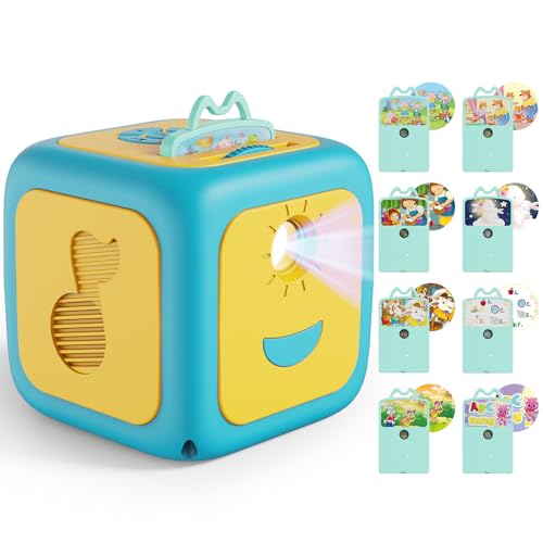 Neikko Story Projector for Kids, Story Machine with Early Learning, Music, Night Sky Lights, Storybook Projector, Moonlight Storytime Projector, Story Telling Toy for Toddlers, Gift for Kids Aged 3+