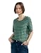 Produktbild Cecil Damen Gestreiftes T-Shirt raw salvia green XXL