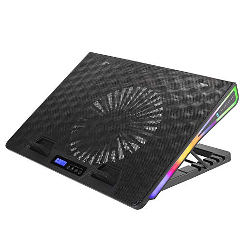 VIVICL Laptop Cooling Pad USB Powered Desk Fan Gaming Stand with Metal Grid Stable and Silent Laptop Cooling Pad, for Laptop Notebooks Up to 17.3 Inch