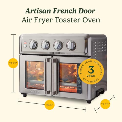 Cuisinart Air Fryer Toaster Oven, Artisan French-Door Design, 7 Functions - image 9