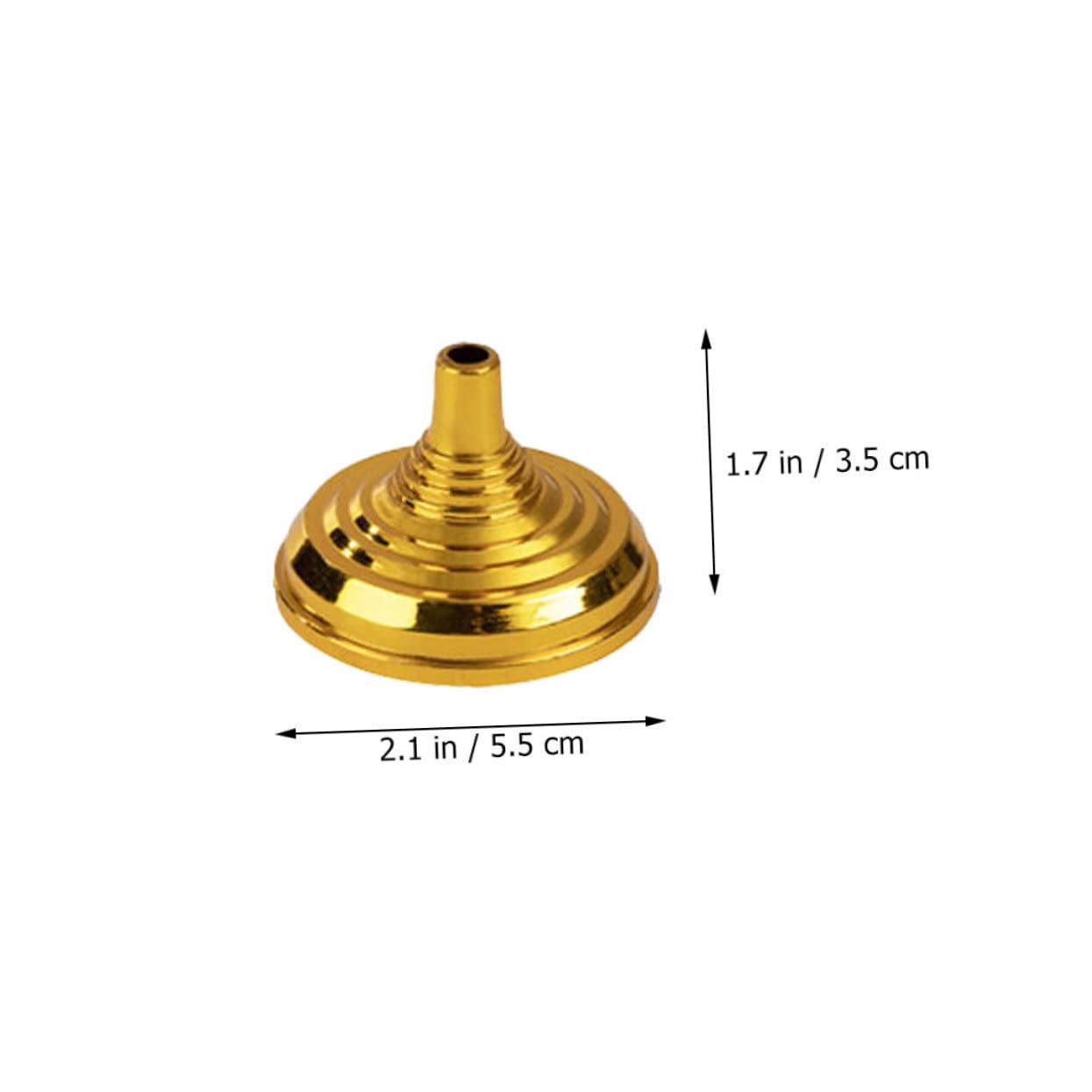 BESPORTBLE 10 Ensembles Base De Mât Porte-Drapeaux Pôle De Drapeau Portable Petit Bases De Drapeau Titulaires Poteaux Mât De Drapeau Intérieur Mâts De Drapeau Golden Plastique 30 Pièces * 10