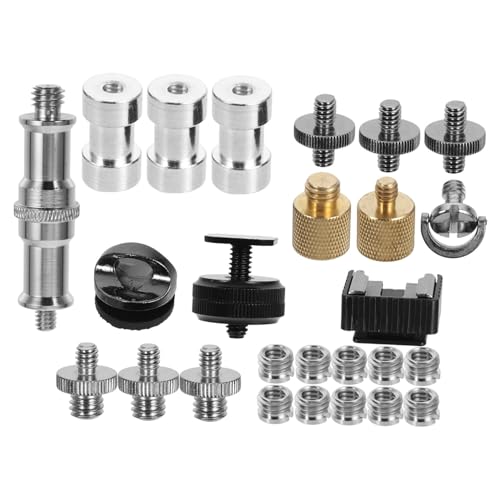 Tornillos adaptadores para trípode cámara Gadpiparty accesorios montaje conexiones estables 7