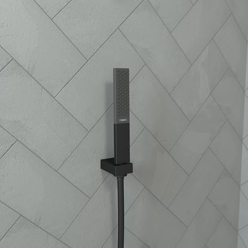 hansgrohe Porter E Easy Install Replacement Handheld Shower Head HolderModern Coordinating in Matte Black, 28387671 by hansgrohe - Used condition - Image 2