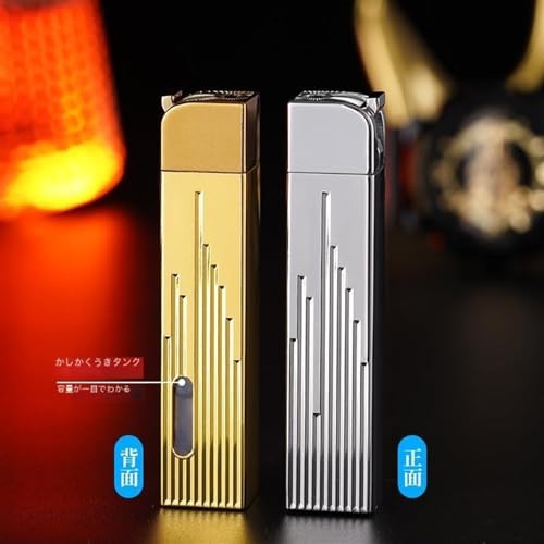 Encendedor de gas recargable de metal para cigarros miniatura 4