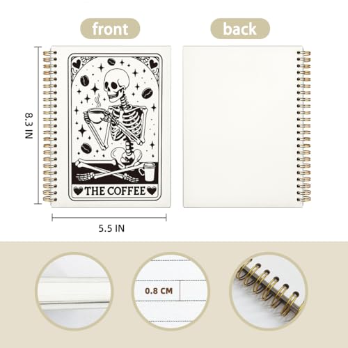 Fournitures de bureau gothiques et carnet de notes ésotérique à spirales - 6