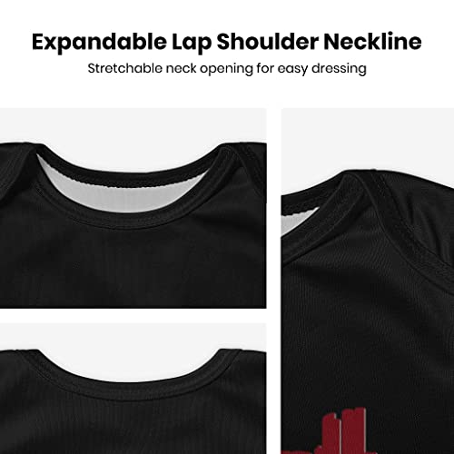 Custom Baby Bodysuit for Basketball City Name & Number Baby Clothes Fans Gifts for Boy Girl2