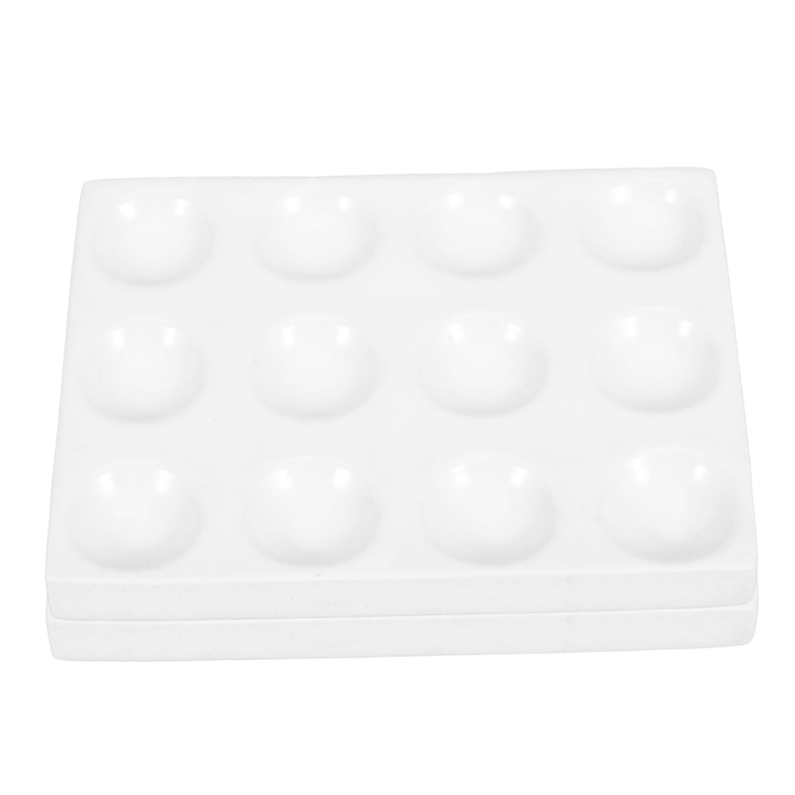 5 Pezzi 12 Piastre Di Reazione Per Test Chimici Da Laboratorio 12 Fori in Ceramica Porcellana Fornitura Per Esperimenti Scientifici