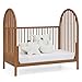 Delta Children Cannon 4-in-1 Convertible Crib - Converts from Baby Crib to Toddler Bed, Daybed and Sofa Bed, Fits Standard Full-Size Crib Mattress, Chestnut