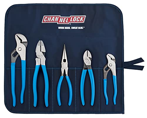 Channellock - 5-Pc Professional Tool Set (Toolroll5) #TOP24