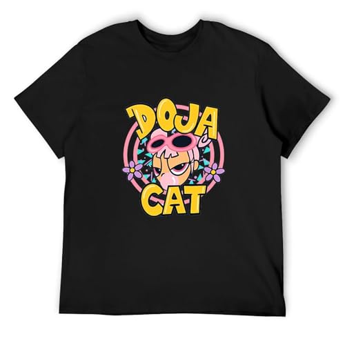 kiapu Men's T Shirt Elimina Doja Cat T-Shirt Black XXL