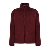 Mens Fuzzy Sherpa Jacket Cardigan Fleece Long Sleeve Full Zip Open Front Thermal Coat Fall Winter Ou