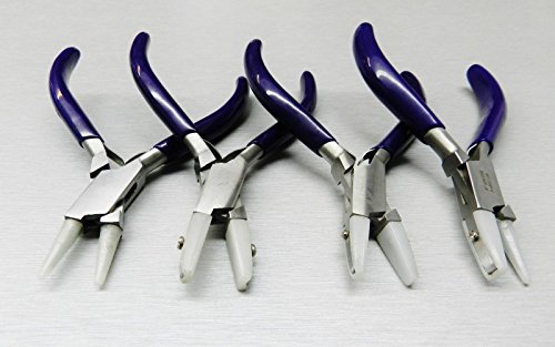 Nylon Jaw Pliers Set Jewelry Craft Bead Wire Working Bending Forming Hand Tools #TOP1