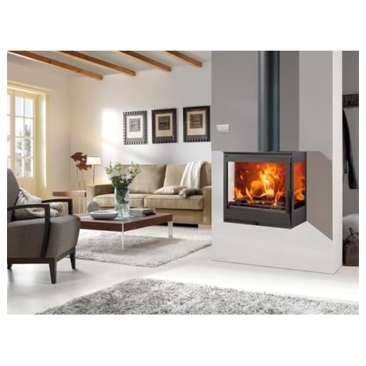 BRICOSOL ESTUFA DE LEÑA MODELO ONIX WALL