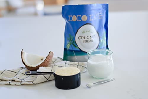 Coco Caye Coconut Sugar - New, Vegan, Paleo, Gluten Free, Fine Granulated, Carmelized To Perfection #TOP5