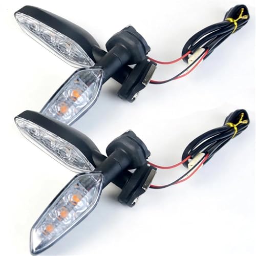 Clignotants indicateurs moto transparents pour trajets quotidiens ER-6F