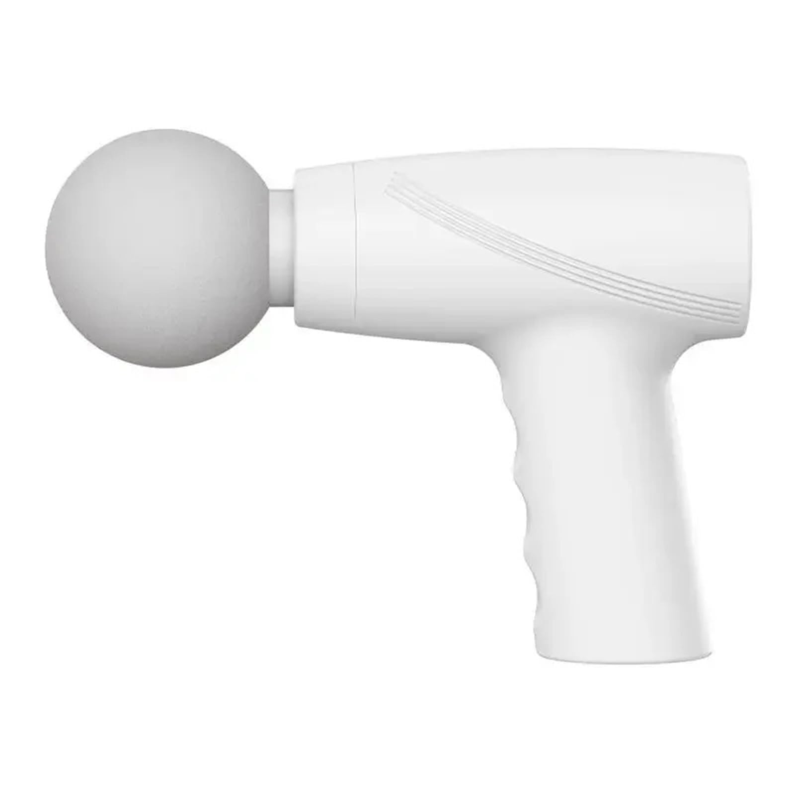 Masajeador portátil, Mini Masajeador Portátil De Tejido Profundo, Pistola Fascia, Vibración Multietapa, Equipo Masaje Relajación Muscular(White)