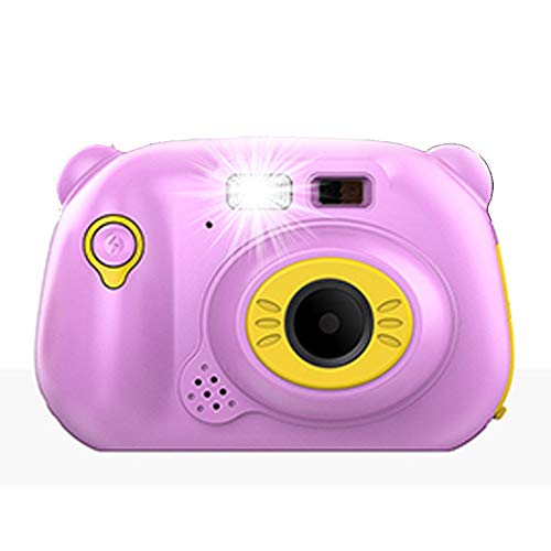 Mini Cámara Infantil Regalo creativo del silicón de Shell niño mini cámara de la cámara de vídeo for chicos, chicas Juguete al aire libre Diseño Anticaída ( Color : Purple , Size : Naked host )