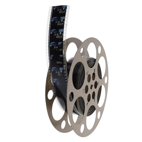 TOYANDONA Décoration Bobine de Film en Fer 18 CM Diamètre Accessoire Cinéma Vintage pour Centre de Table Décoration Fête Thème Cinéma Rétro Pellicule Authentique