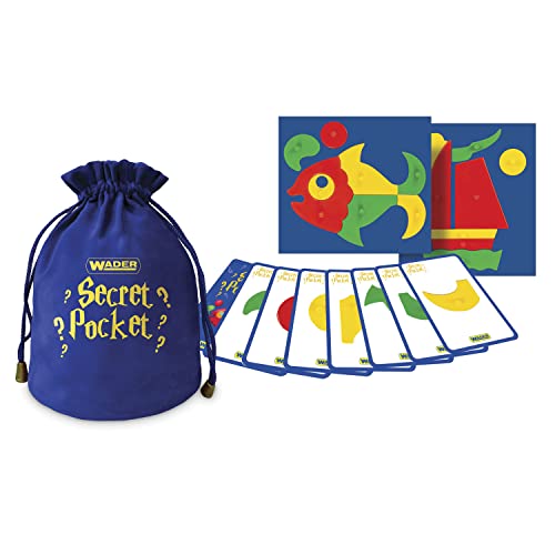 Wader 42521 Play&Fun Secret Pocket Viewfinder Shapes Sensory Game, Multicoloured