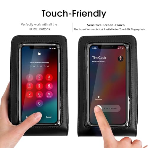 Image of Crossbody Cellphone Purse Women Touch Screen Bag RFID Blocking Wallet Handbag Shoulder Strap