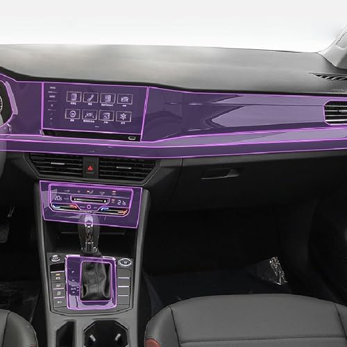 Film protecteur d'écran LCD anti-traces pour navigation GPS de voiture Volkswagen Bora