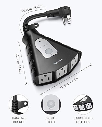 Syantek BHC1804-WIFI Outdoor Wifi Outlet, Smart Outdoor Plug thumb #7