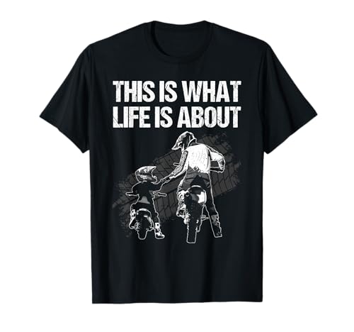 Cute Dirt Bike Motorcycle T-Shirt for Men and Fathers