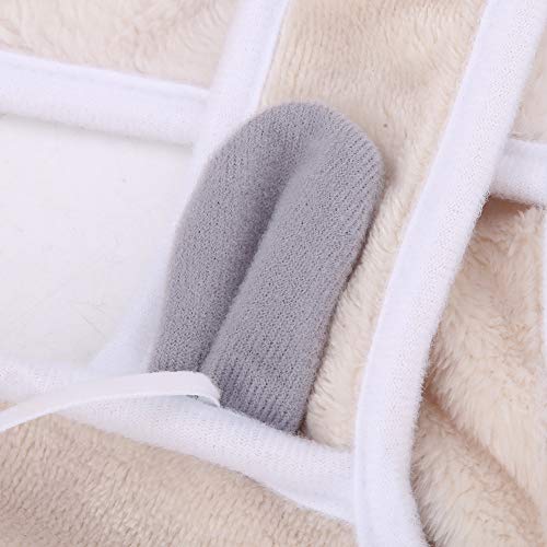 HEEPDD Saco de dormir para transporte de gatos e gatos, de lã coral de lã de coral, saco de dormir a
