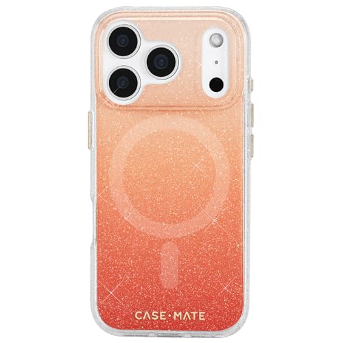 Coque iPhone 17 Pro magnétique scintillante et transparente