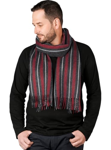 Regent Stripe Scarf - 100% Baby Alpaca Wool - Unisex2
