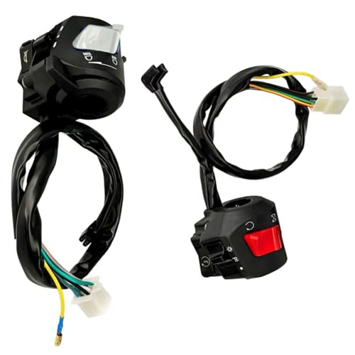 Interrupteur de guidon moto double bouton pour rouler en sécurité en ville et de nuit